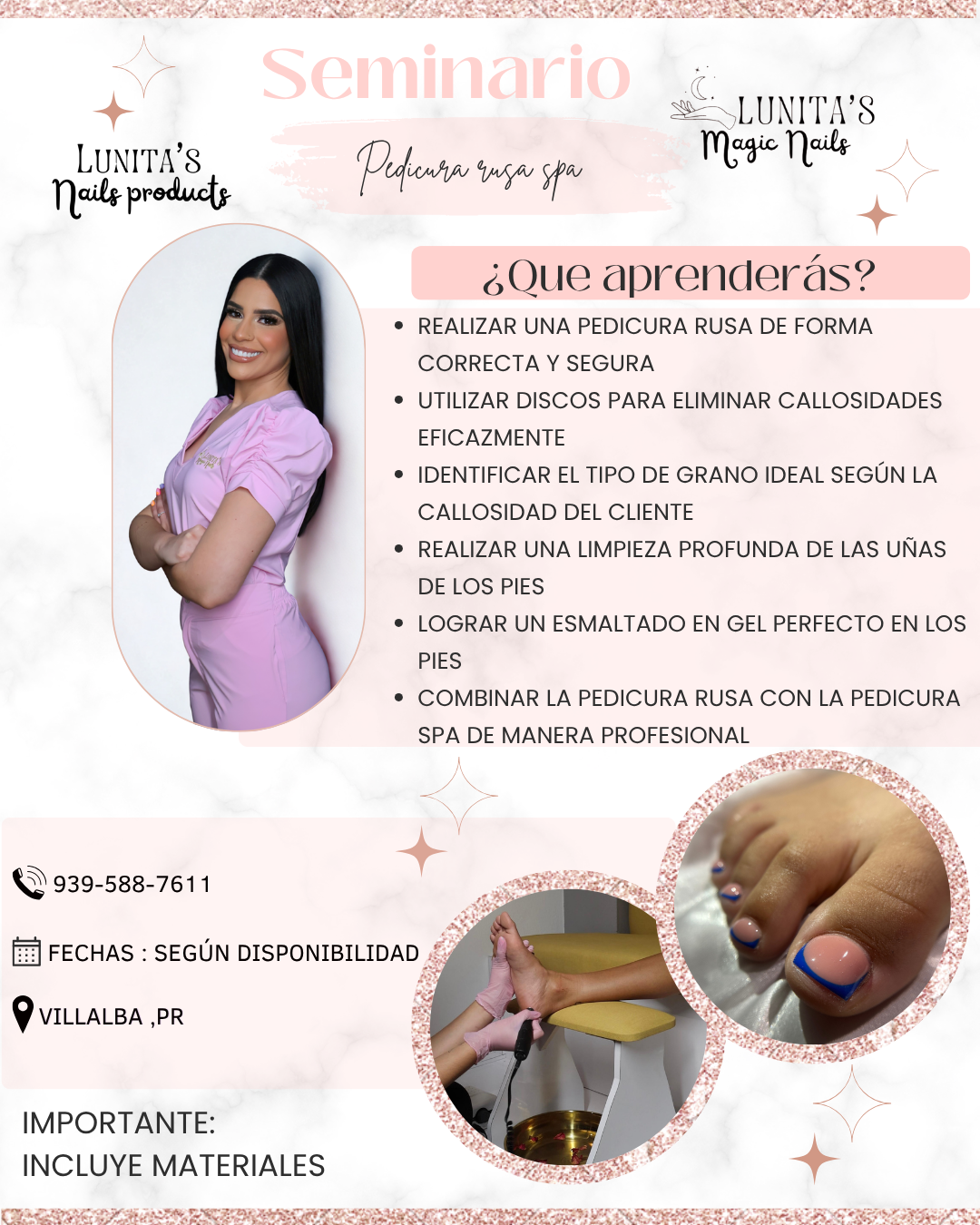 Seminario Presencial: Pedicura rusa spa