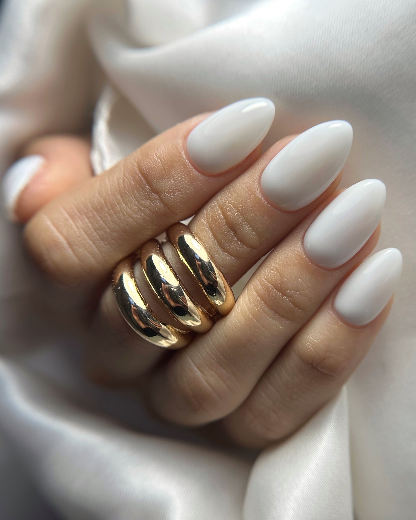 Gel color milky white