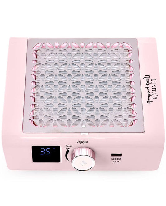 Brushless Nail Dust Collector pink