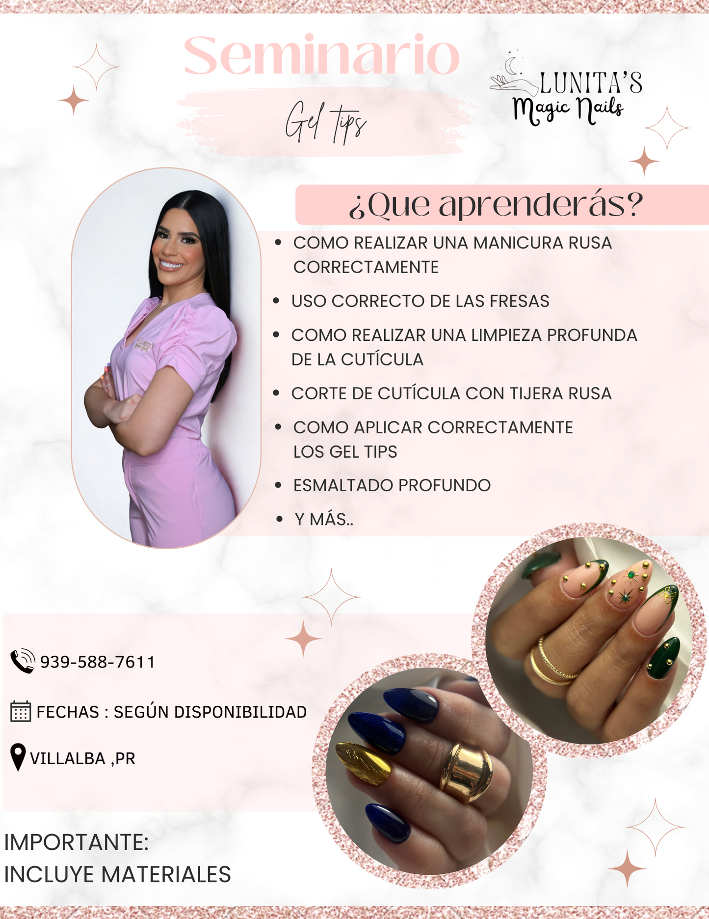 Seminario Presencial: Gel tips