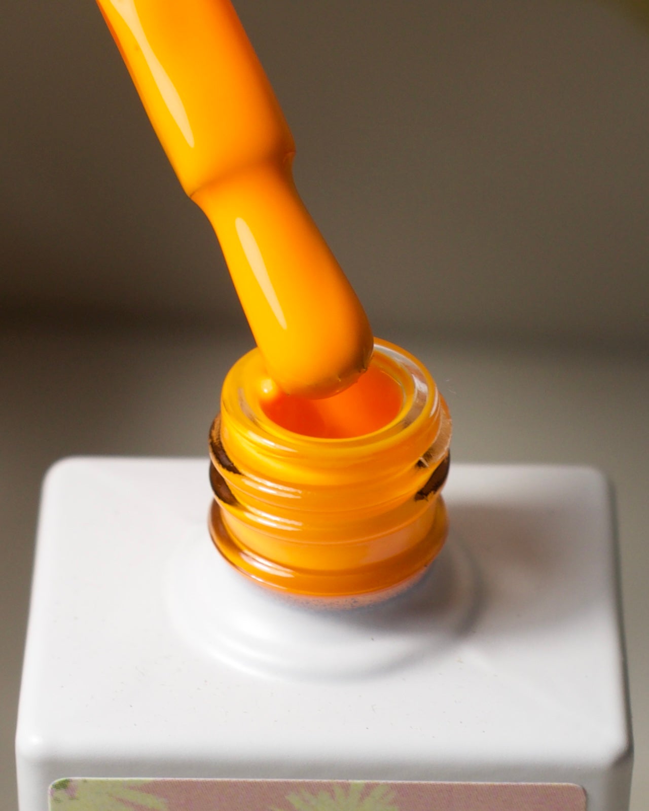 Gel color neon orange