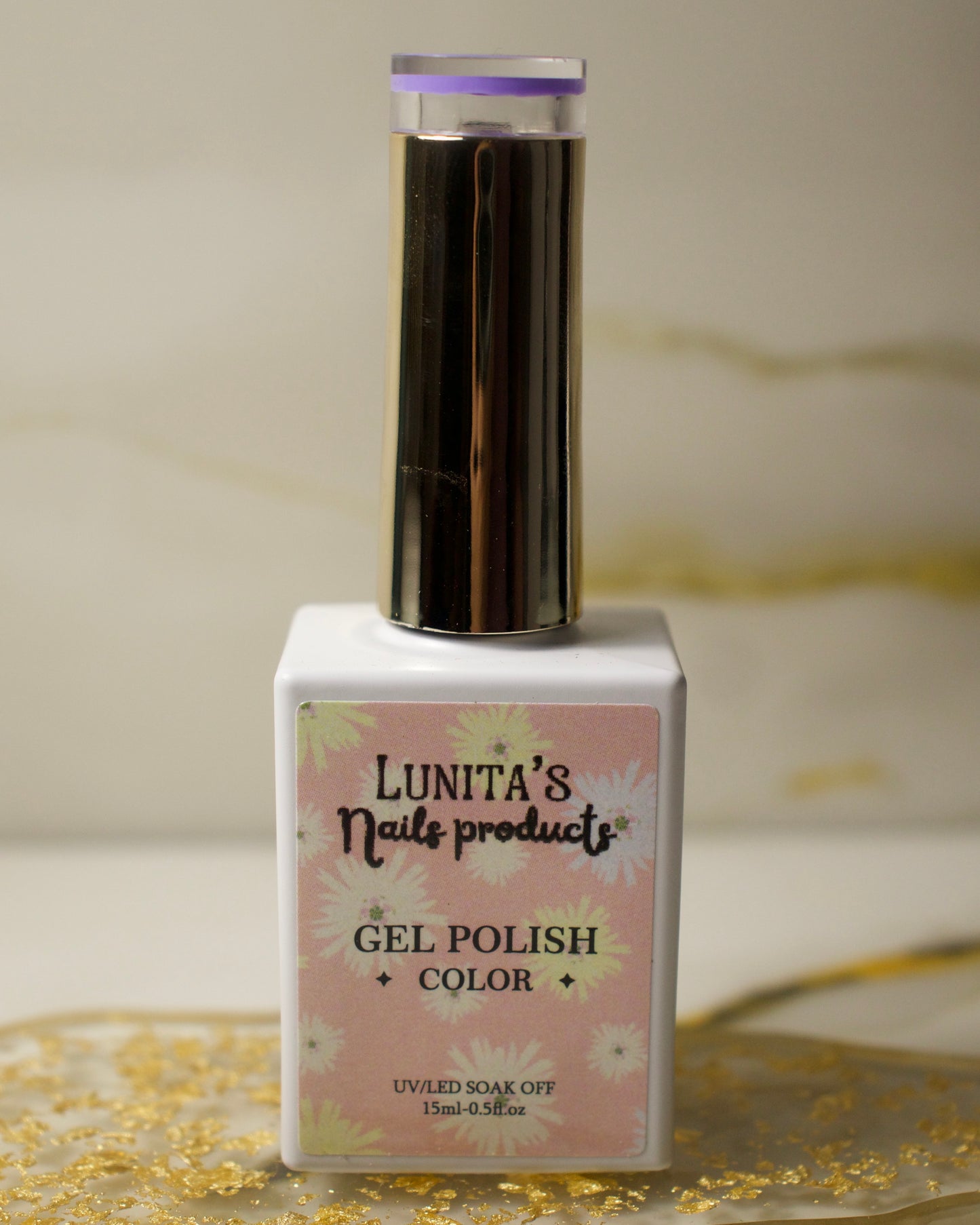 Gel color neon purple