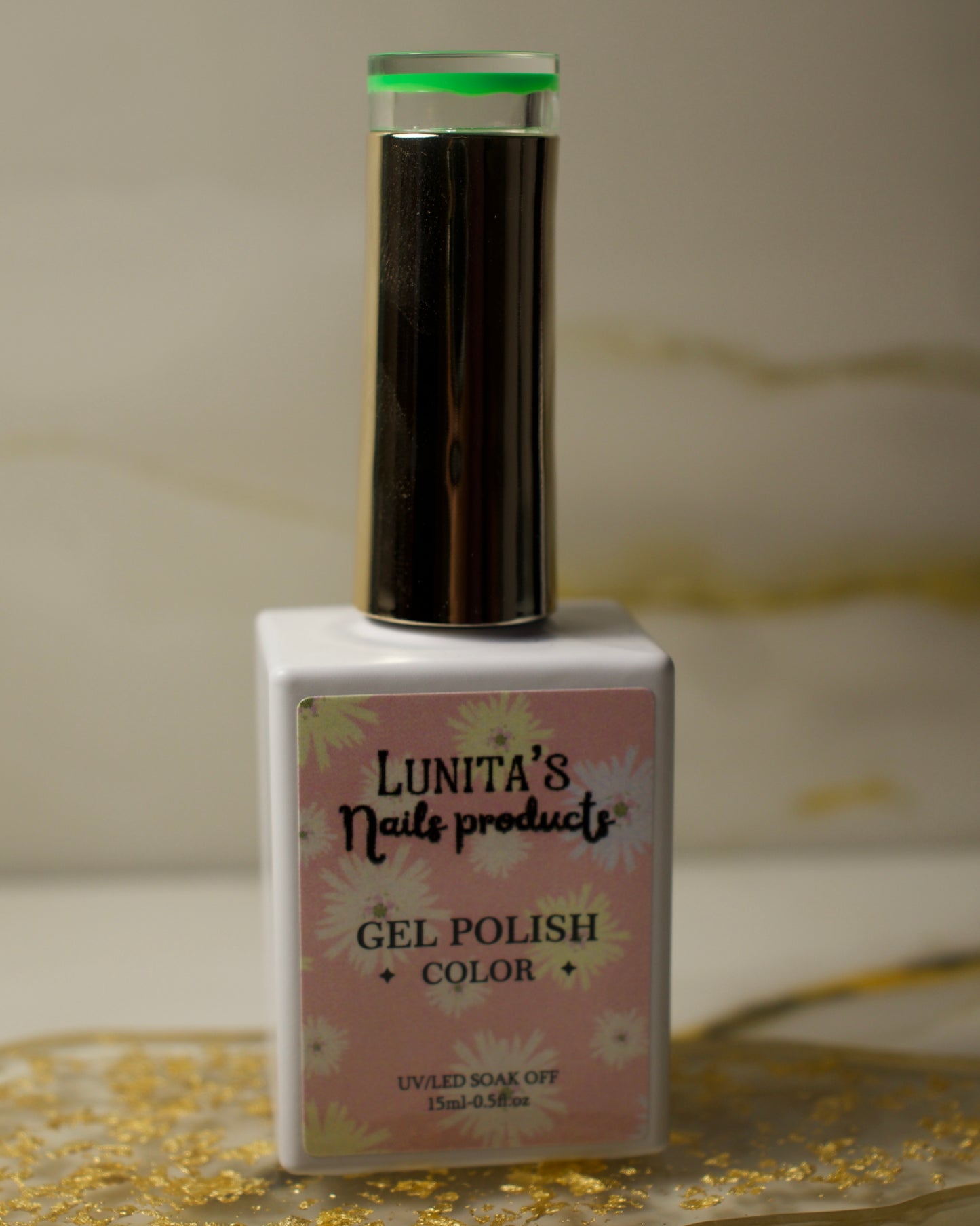 Gel color neon green