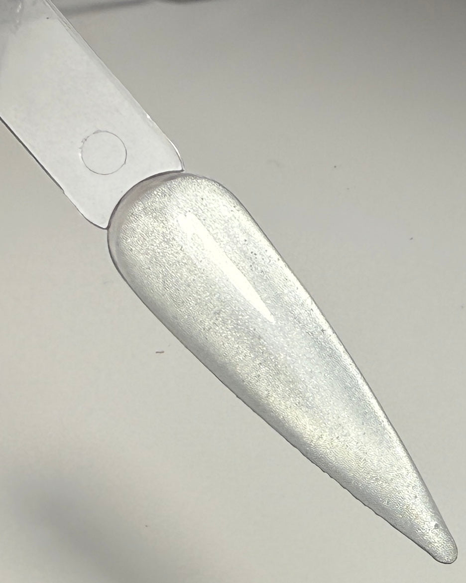 Icy Silver Cat Eye