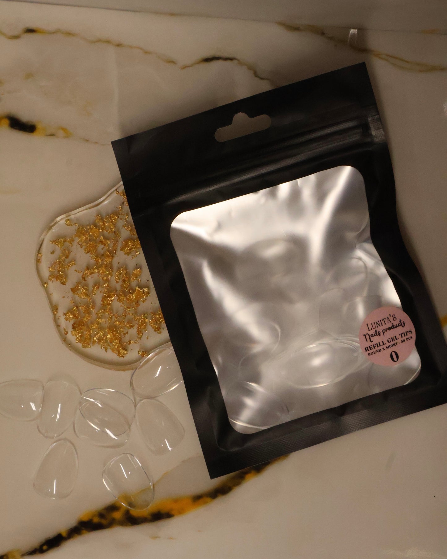 Refill gel tips Round XS