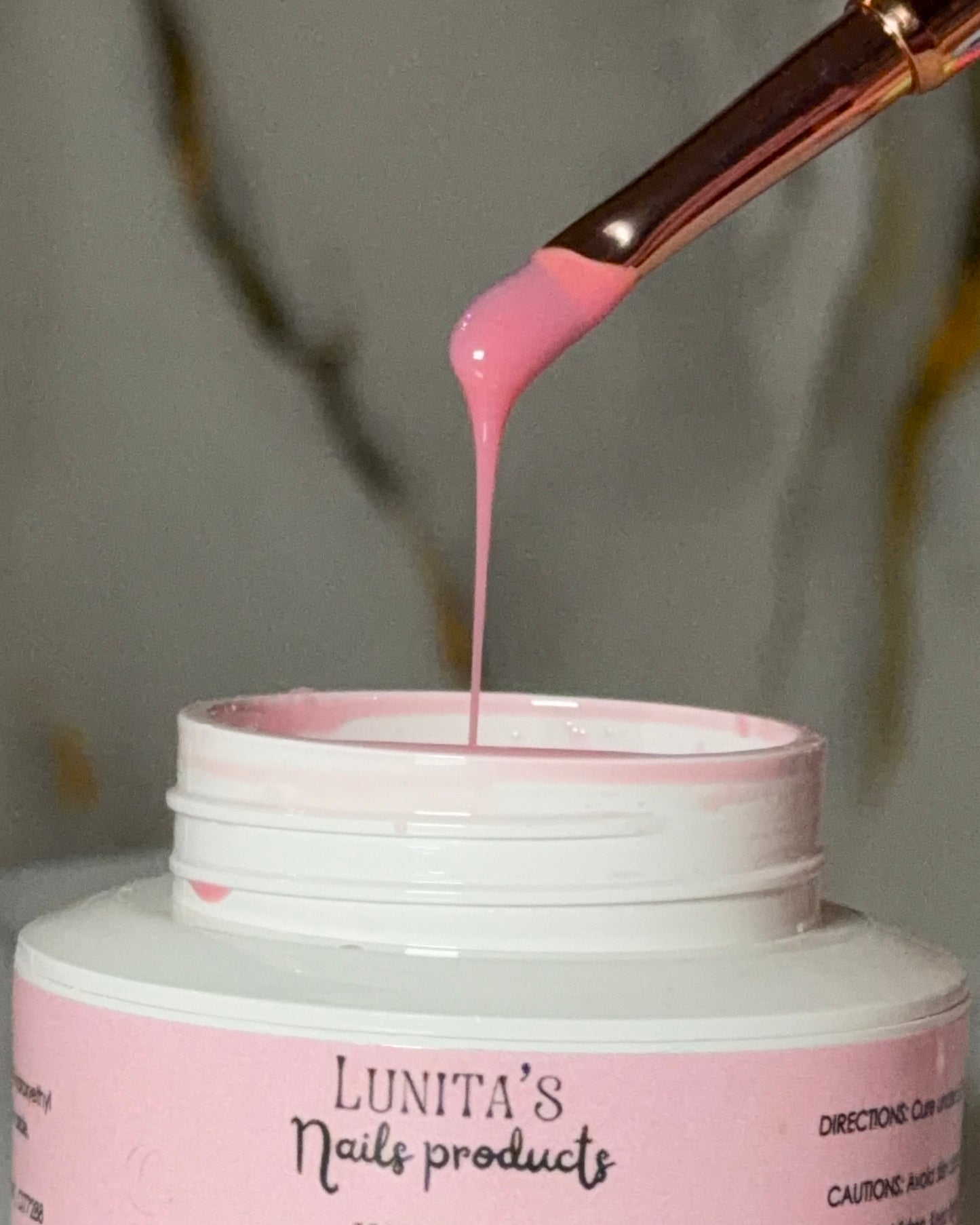 Hard gel thick rose nude tarro