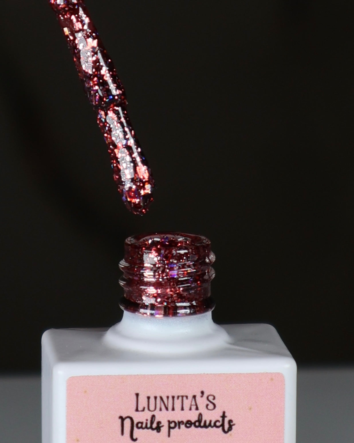 Fuchsia Rosé Glitter