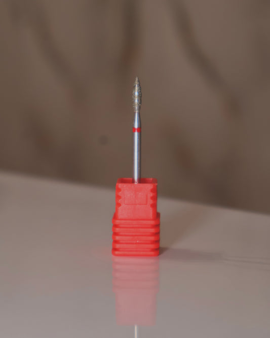 Nail bit flame tornado 021 red