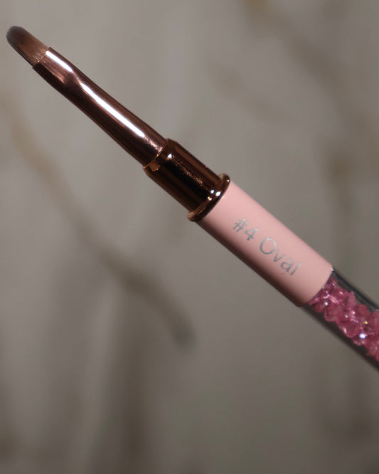 Nail brush oval