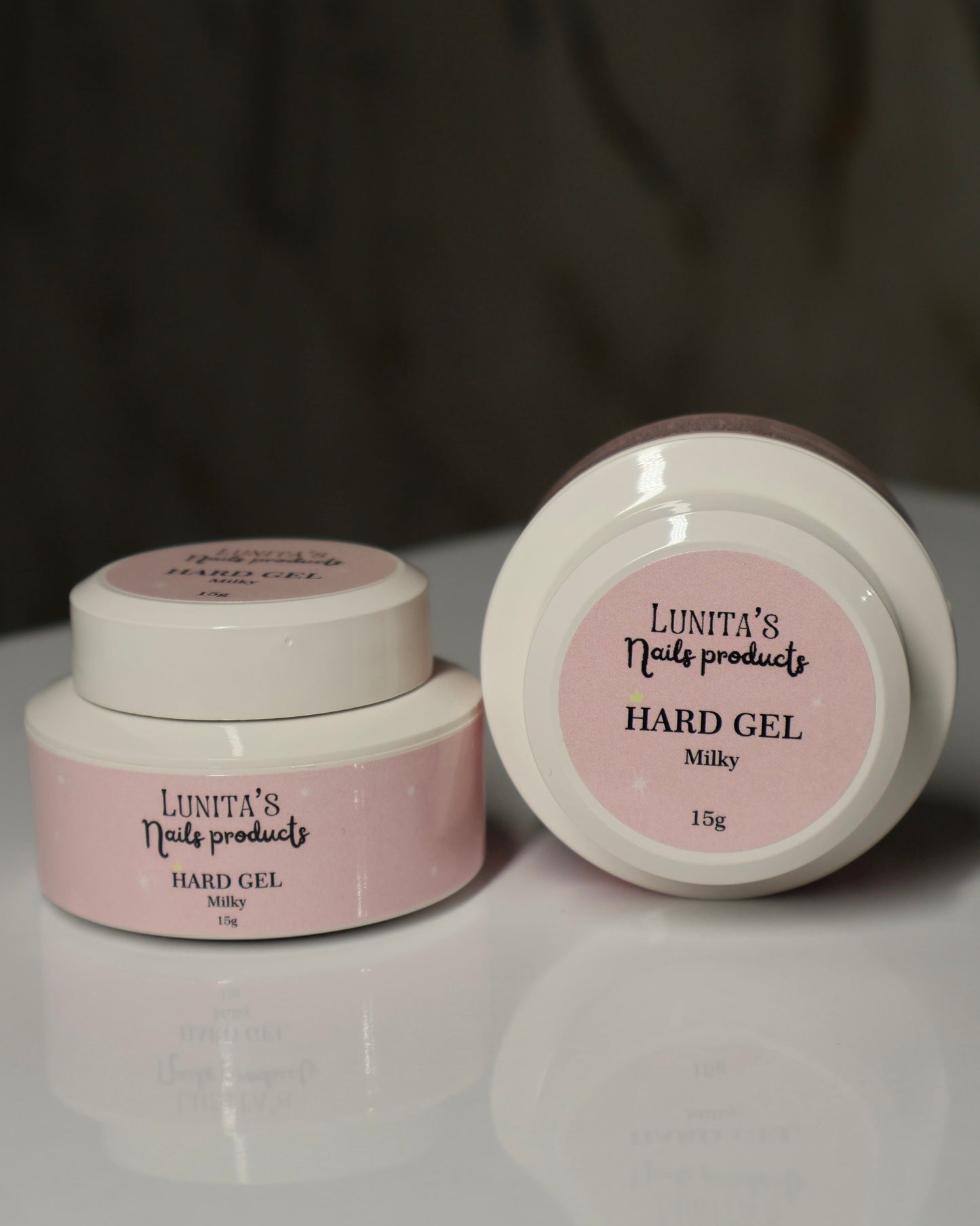 Hard gel thick milky white tarro