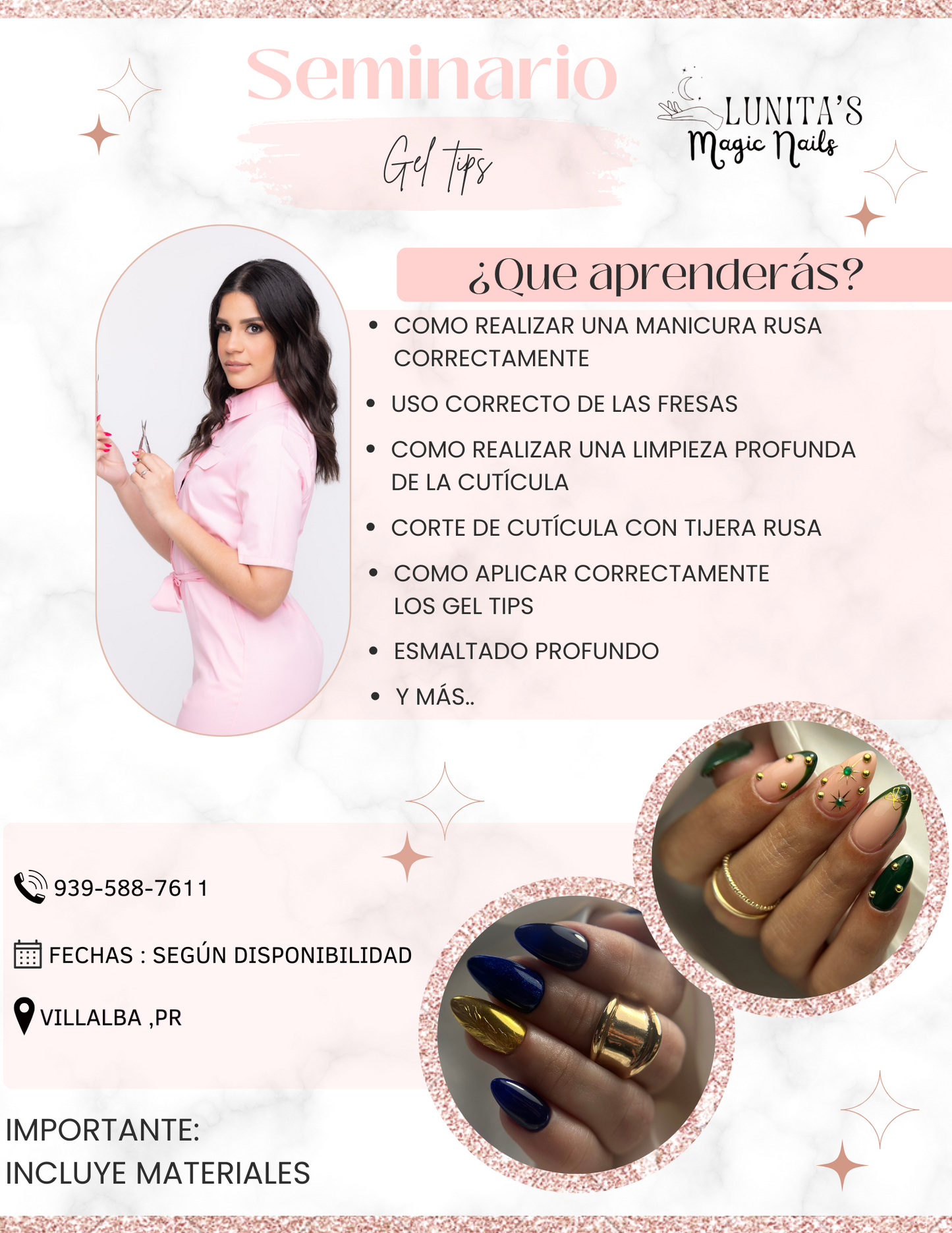 Seminario Presencial: Gel tips