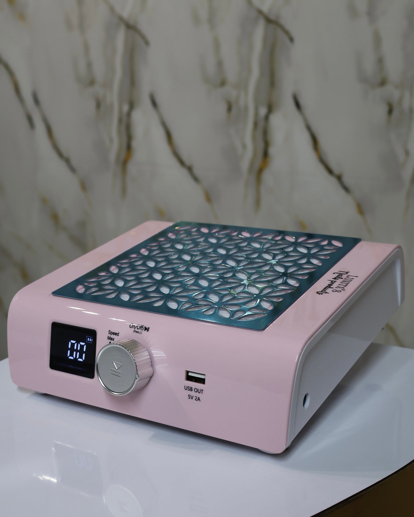 Brushless Nail Dust Collector pink