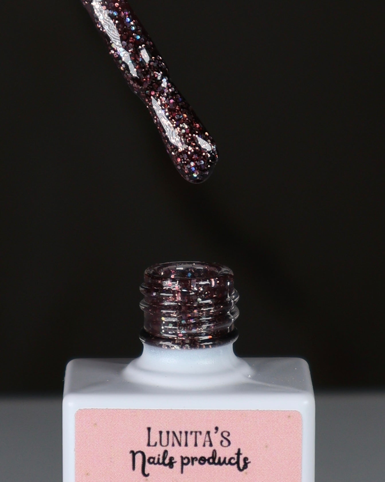 Plum Glow Glitter