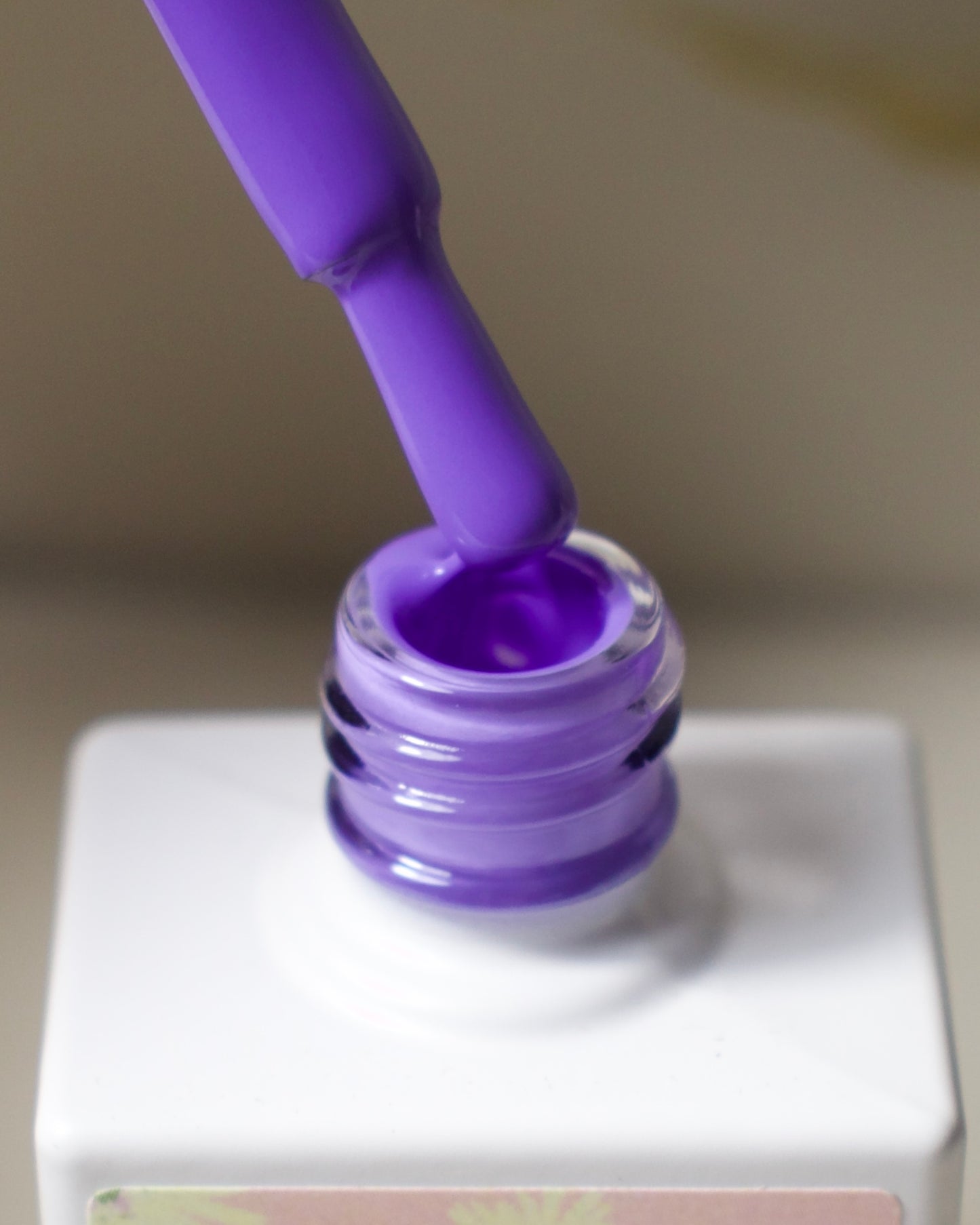 Gel color neon purple