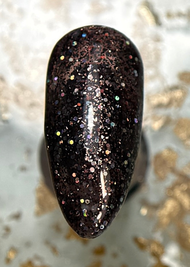Plum Glow Glitter