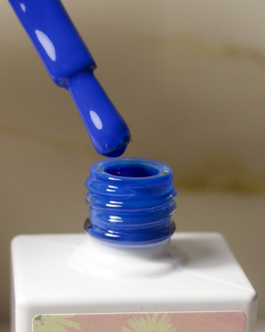Gel color neon blue